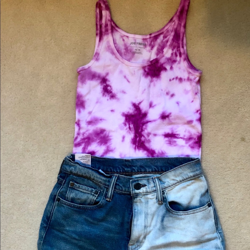 One Of A Kind Pink Tie Dye Tank - Picture 1 of 6
